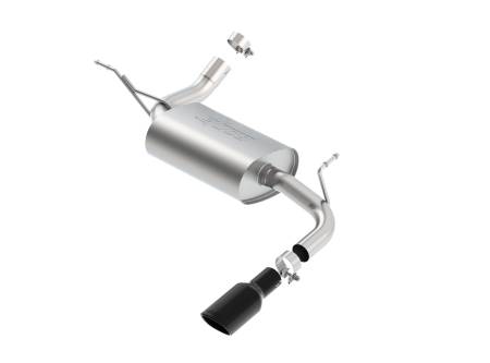 Borla Exhaust - Borla Exhaust 11818BC - Touring Axle-Back Exhaust System for 2012-2018 Jeep Wrangler JK/ JKU 3.6L V6 Automatic/ Manual Transmission 4 Wheel Drive; 2 and 4 Door.