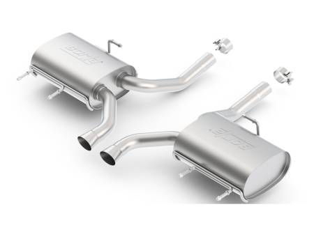 Borla Exhaust - Borla Exhaust 11824 - Touring Axle-Back Exhaust System for 2011-2014 Cadillac CTS Coupe 3.6L V6 Automatic Tranmission Rear Wheel & All Wheel Drive 2 Door.