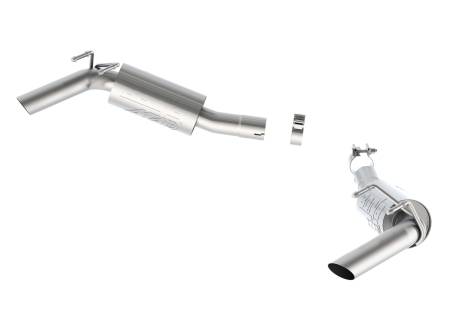 Borla Exhaust - Borla Exhaust 11852 - ATAK Axle-Back Exhaust System for 2014-2015 Chevrolet Camaro SS 6.2L V8 Automatic/ Manual Transmission Rear Wheel Drive With factory Ground Effects Package.