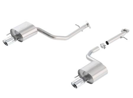 Borla Exhaust - Borla Exhaust 11898 - S-Type Axle-Back Exhaust System for 2014-2017 Lexus IS 250/ IS 350 2.5L V6/ 3.5L.V6 Automatic/ Manual Transmission Rear Wheel Drive 4 Door.