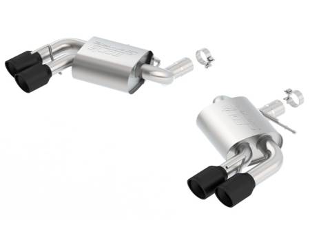 Borla Exhaust - Borla Exhaust 11920CB - S-Type Axle-Back Exhaust System for 2016-2020 Chevrolet Camaro SS 6.2L V8 Automatic/ Manual Transmission Rear Wheel Drive 2 Door Equipped With Dual Mode Exhaust (NPP) or Dual Split Rear Exit Bumper. BORLA System Does Not Include Va