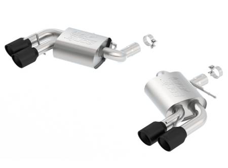 Borla Exhaust - Borla Exhaust 11921CB - ATAK Axle-Back Exhaust System for 2016-2020 Chevrolet Camaro SS 6.2L V8 Automatic/ Manual Transmission Rear Wheel Drive 2 Door Equipped With Dual Mode Exhaust (NPP) or Dual Split Rear Exit Bumper. BORLA System Does Not Include Valv