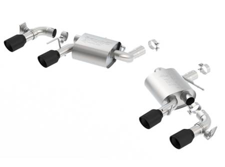 Borla Exhaust - Borla Exhaust 11924CB - S-Type Axle-Back Exhaust System for 2016-2020 Chevrolet Camaro SS 6.2L V8 Automatic/ Manual Transmission Rear Wheel Drive 2 Door Equipped With Dual Mode Exhaust (NPP).