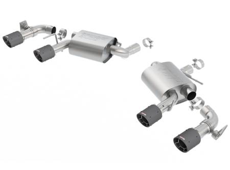 Borla Exhaust - Borla Exhaust 11924CF - S-Type Axle-Back Exhaust System for 2016-2020 Chevrolet Camaro SS 6.2L V8 Automatic/ Manual Transmission Rear Wheel Drive 2 Door Equipped With Dual Mode Exhaust (NPP).