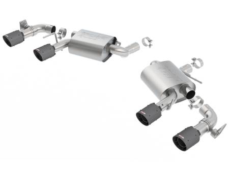 Borla Exhaust - Borla Exhaust 11924CFBA - S-Type Axle-Back Exhaust System for 2016-2019 Chevrolet Camaro SS 6.2L V8 Automatic/ Manual Transmission Rear Wheel Drive 2 Door Equipped With Dual Mode Exhaust (NPP).