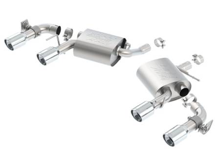 Borla Exhaust - Borla Exhaust 11931 - ATAK Axle-Back Exhaust System for 2016-2020 Chevrolet Camaro 3.6L V6 Automatic/Manual Transmission Rear Wheel Drive 2 Door With Dual Mode Exhaust (NPP).