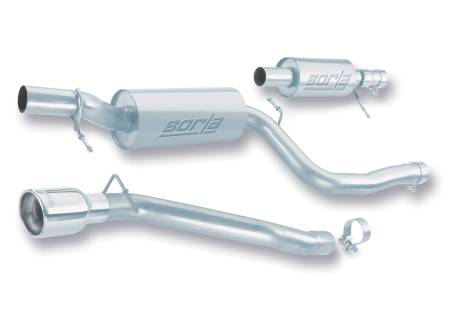 Borla Exhaust - Borla Exhaust 140121 - S-Type Cat-Back Exhaust System for 2004-2009 Mazda 3 Sedan/ Hatch 2.3L 4 Cyl. Automatic/ Manual Transmission Rear Wheel Drive 4/ 5 Door.