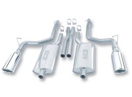 Borla Exhaust - Borla Exhaust 140125 - S-Type Cat-Back Exhaust System for 2005-2010 Chrysler 300C/ 2005-2008 Dodge Magnum RT/ 2006-2010 Dodge Charger RT 5.7L V8 Automatic Transmission Rear Wheel Drive & All Wheel Drive 4 Door.