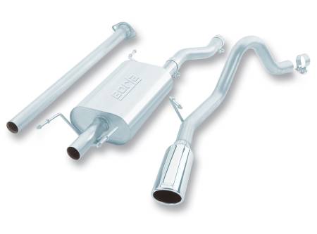 Borla Exhaust - Borla Exhaust 140140 - S-Type Cat-Back Exhaust System for 2005-2012 Toyota Tacoma 4.0L V6 Automatic/ Manual Transmission 2 & 4 Wheel Drive 4 Door Crew Cab Long Bed.