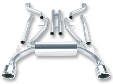 Borla Exhaust - Borla Exhaust 140260 - S-Type Cat-Back Exhaust System for 2008-2013 Infiniti G37 3.7L V6 Automatic/ Manual Transmission Rear Wheel Drive 2 Door.