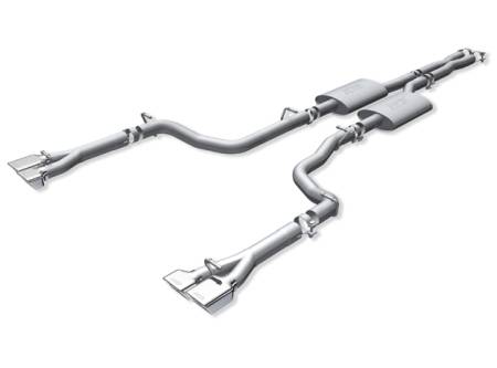 Borla Exhaust - Borla Exhaust 140286 - S-Type Cat-Back Exhaust System for 2008-2010 Dodge Challenger SRT-8 6.1L V8 Automatic/ Manual Transmission Rear Wheel Drive 2 Door Coupe.