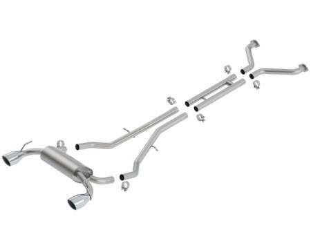 Borla Exhaust - Borla Exhaust 140313 - S-Type Cat-Back Exhaust System for 2009-2020 Nissan 370Z 3.7L V6 Automatic/ Manual Transmission Rear Wheel Drive; 2 Door Coupe; Convertible EXCEPT NISMO.