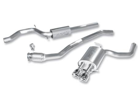 Borla Exhaust - Borla Exhaust 140315 - S-Type Cat-Back Exhaust System for 2009-2016 Audi B8/ B8.5 A4 2.0L 4 Cyl. Turbo Automatic/ Manual Front Wheel and All Wheel Drive 4 Door.