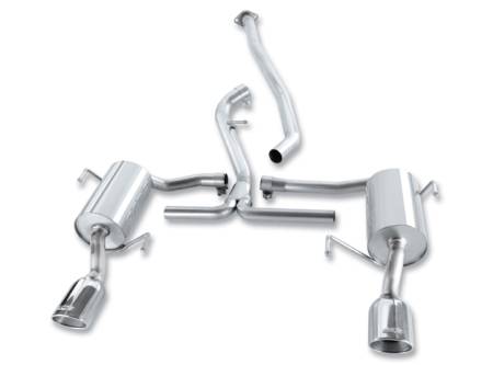 Borla Exhaust - Borla Exhaust 140324 - S-Type Cat-Back Exhaust System for 2008-2011 Subaru Impreza 2.5L 4 Cyl. Automatic/ Manual Transmission All Wheel Drive 4 Door Sedan.