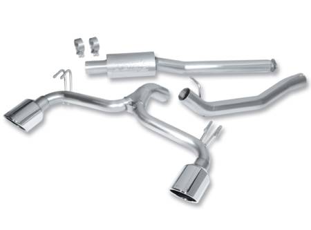 Borla Exhaust - Borla Exhaust 140334 - S-Type Cat-Back Exhaust System for 2009-2017 Mitsubishi Lancer Ralliart 2.0L 4 Cyl. Turbo Automatic Transmission All Wheel Drive 4 Door.