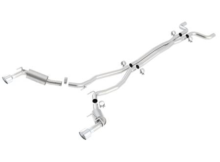 Borla Exhaust - Borla Exhaust 140356 - ATAK Cat-Back Exhaust System for 2010-2013 Chevrolet Camaro SS 6.2L V8 Automatic/ Manual Transmission Rear Wheel Drive; 2 Door Coupe; Convertible.