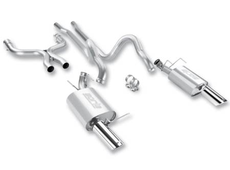 Borla Exhaust - Borla Exhaust 140372 - ATAK Cat-Back Exhaust System for 2011-2012 Ford Mustang GT/ 2012-2012 Boss 302 - 5.0L V8 Automatic/ Manual Transmission Rear Wheel Drive; 2 Door Coupe; Convertible.