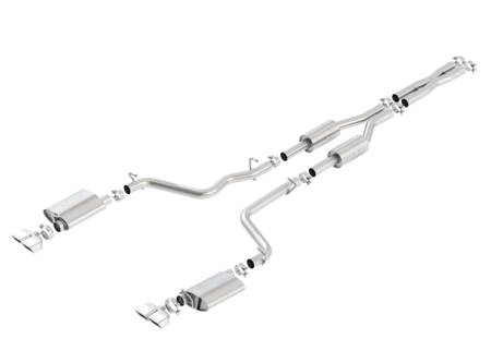 Borla Exhaust - Borla Exhaust 140708 - ATAK Cat-Back Exhaust System for 2009-2014 Dodge Challenger R/T 5.7L V8 Automatic/ Manual Transmission Rear Wheel Drive 2 Door.