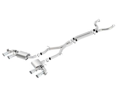 Borla Exhaust - Borla Exhaust 140726 - S-Type Cat-Back Exhaust System for 2017-2020 Chevrolet Camaro ZL1 6.2L V8 Automatic/ Manual Transmission Rear Wheel Drive 2 Door With NPP (dual mode exhaust).