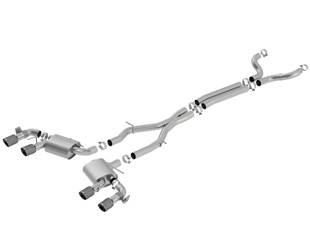 Borla Exhaust - Borla Exhaust 140726CFBA - S-Type Cat-Back Exhaust System for 2017-2020 Chevrolet Camaro ZL1 6.2L V8 Automatic/ Manual Transmission Rear Wheel Drive 2 Door With NPP (dual mode exhaust).