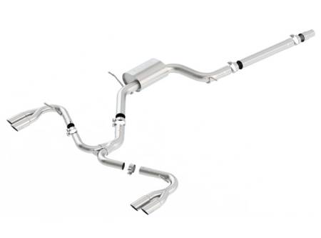 Borla Exhaust - Borla Exhaust 140741SB - S-Type Cat-Back Exhaust System for 2014-2019 Seat Leon Cupra 2.0L 4 Cyl. Automatic/ Manual Transmission Front Wheel Drive 4 Door.