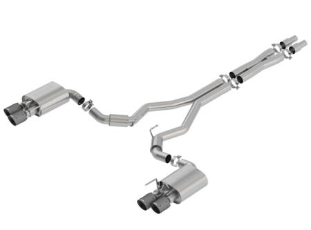 Borla Exhaust - Borla Exhaust 140742CFBA - S-Type Cat-Back Exhaust System for 2018-2020 Ford Mustang GT 5.0L V8 Automatic/ Manual Transmission Rear Wheel Drive 2 Door With Active Valve Performance Exhaust. Not Recommended For Convertible.