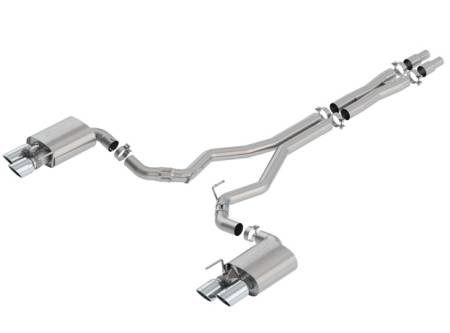 Borla Exhaust - Borla Exhaust 140743 - ATAK Cat-Back Exhaust System for 2018-2020 Ford Mustang GT 5.0L V8 Automatic/ Manual Transmission Rear Wheel Drive 2 Door With Active Valve Performance Exhaust. Not Recommended For Convertible.