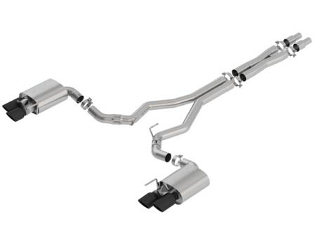 Borla Exhaust - Borla Exhaust 140743BC - ATAK Cat-Back Exhaust System for 2018-2020 Ford Mustang GT 5.0L V8 Automatic/ Manual Transmission Rear Wheel Drive 2 Door With Active Valve Performance Exhaust. Not Recommended For Convertible.