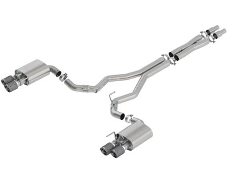 Borla Exhaust - Borla Exhaust 140743CF - ATAK Cat-Back Exhaust System for 2018-2020 Ford Mustang GT 5.0L V8 Automatic/ Manual Transmission Rear Wheel Drive 2 Door With Active Valve Performance Exhaust. Not Recommended For Convertible.