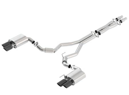 Borla Exhaust - Borla Exhaust 140745BC - S-Type Cat-Back Exhaust System for 2018-2020 Ford Mustang GT 5.0L V8 Automatic/ Manual Transmission Rear Wheel Drive 2 Door WITHOUT Active Valve Exhaust. Not Recommended For Convertible.