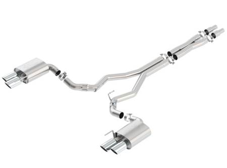 Borla Exhaust - Borla Exhaust 140746 - ATAK Cat-Back Exhaust System for 2018-2020 Ford Mustang GT 5.0L V8 Automatic/ Manual Transmission Rear Wheel Drive 2 Door WITHOUT Active Valve Exhaust. Not Recommended For Convertible.