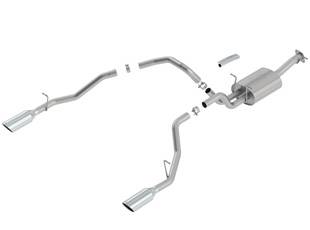 Borla Exhaust - Borla Exhaust 140753 - ATAK Cat-Back Exhaust System for 2019 Ram 1500 5.7L V8 AT 2 & 4WD Crew Cab Short Bed (5' 7") 144.6" WB/ Quad Cab Std. Bed (6' 4") 140.5" WB/ Crew Cab Std. Bed (6' 4") 154" WB "Through Bumper". Includes the Rebel. Does Not fit Ram Cl