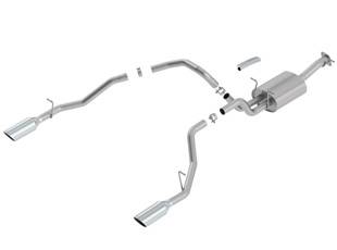 Borla Exhaust - Borla Exhaust 140758 - Touring Cat-Back Exhaust System for 2019 Ram 1500 5.7L V8 T 2 & 4WD Crew Cab Short Bed (5' 7") 144.6" WB/ Quad Cab Std. Bed (6' 4") 140.5" WB/ Crew Cab Std. Bed (6' 4") 154" WB "Through Bumper". Includes the Rebel. Does Not fit Ram