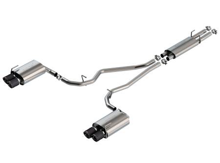 Borla Exhaust - Borla Exhaust 140820CF - S-Type Cat-Back Exhaust System for 2020 Ford Explorer ST 3.0L V6 EcoBoost Automatic Transmission All Wheel Drive 4 Door.