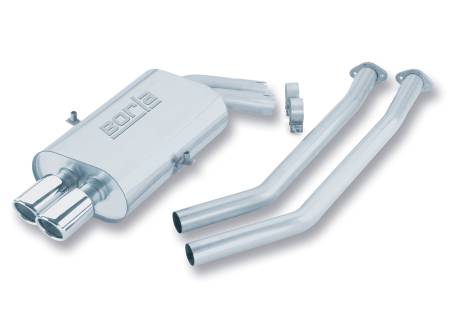 Borla Exhaust - Borla Exhaust 14553 - Touring Cat-Back Exhaust System for 1992-1999 BMW E36 M3 325i & 328i, 2.5L, 2.8L, 3.0L, 3.2L 6 Cyl. Automatic/ Manual Tranmission Rear Wheel Drive; 2 and 4 Door.