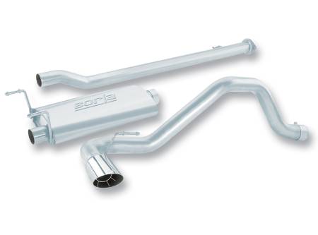 Borla Exhaust - Borla Exhaust 14597 - Touring Cat-Back Exhaust System for 1995-1999 Toyota Tacoma 3.4L V6 4 Wheel Drive & Pre Runner 2 Door Extended Cab Short Bed.