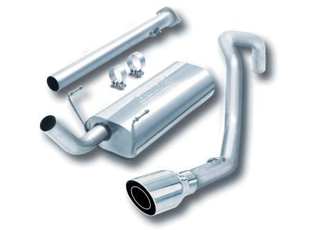 Borla Exhaust - Borla Exhaust 14659 - Touring Cat-Back Exhaust System for 1996-2002 Toyota 4Runner 2.7L 4 Cyl./ 3.4L 6 Cyl. Automatic/ Manual Transmission; 2WD and 4WD; 4 Door.