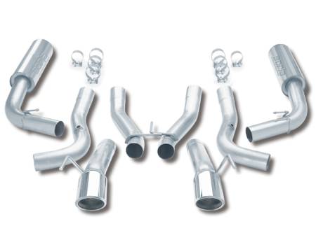 Borla Exhaust - Borla Exhaust 14663 - S-Type Cat-Back Exhaust System for 1996-2002 Dodge Viper GTS/ RT-10 8.0L 10 Cyl. Manual Transmission Rear Wheel Drive 2 Door.