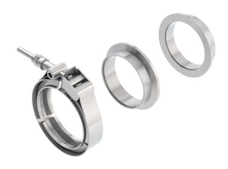 Borla Exhaust - Borla Exhaust 18008 - T-304 Stainless Steel V-Band Clamp; 2.5"