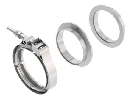 Borla Exhaust - Borla Exhaust 18009 - T-304 Stainless Steel V-Band Clamp; 3"