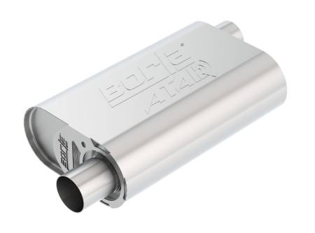 Borla Exhaust - Borla Exhaust 400847 - CrateMuffler for Chevrolet Small Block Stock Output 283/327/350 CID ATAK.