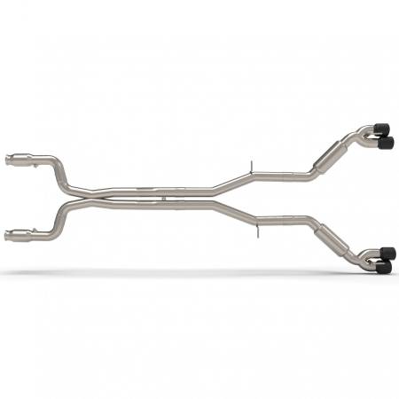 Kooks - Kooks 22605361SS - 3" GREEN Catted Header-Back Street Screamer Exhaust with Black Quad Tips (Gen 6 Camaro)