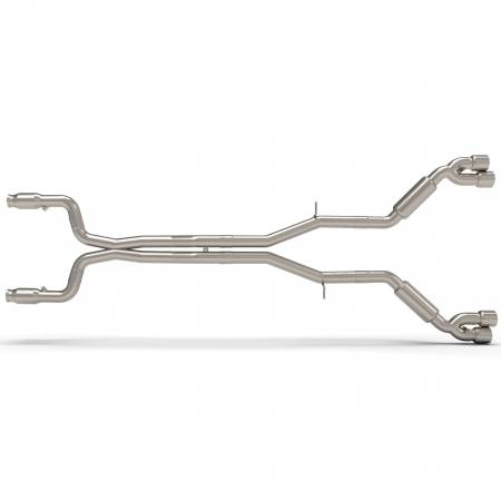 Kooks - Kooks 22605351SS - 3" GREEN Catted Header-Back Street Screamer Exhaust with Polished Quad Tips (Gen 6 Camaro)