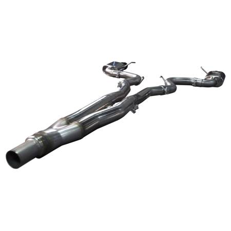 Kooks - Kooks 11534110 - 3" x 2-1/2" SS Connection-Back Exhaust with Black Tips 2015-2017 Mustang EcoBoost