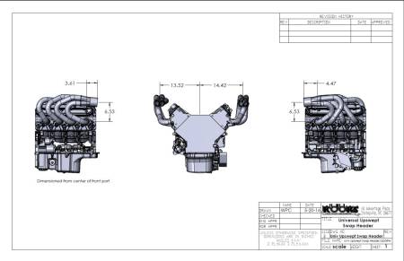 Kooks - Kooks 29402400 - 1-7/8" x 3" SS Upswept Turbo Headers