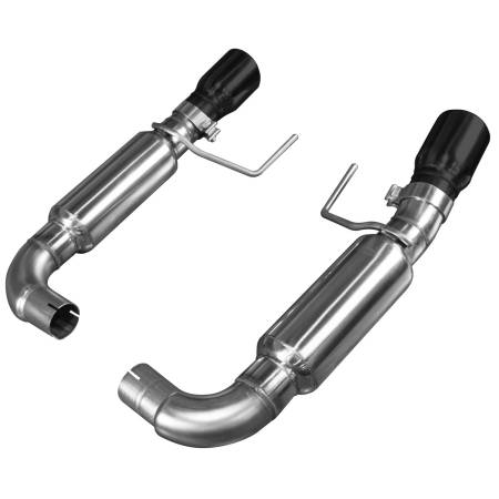 Kooks - Kooks 11516210 - 3" SS Axle-Back Exhaust with Black Tips 2015-2017 Mustang 5.0L