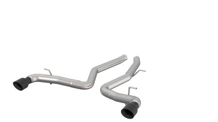 Kooks - Kooks 44116210 - 3" Muffler Delete Axle-Back Exhaust with Black Tips MkV Toyota Supra