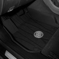 GM Accessories - GM Accessories 84204786 - First And Second-Row Premium All-Weather Floor Liners In Jet Black With Buick Logo [2017-2019 Lacrosse]