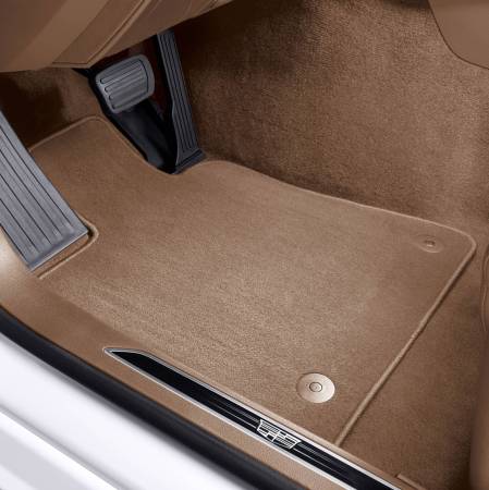 GM Accessories - GM Accessories 84403371 - First And Second-Row Carpeted Floor Mats In Maple Sugar [ 2016-2020 CT6]