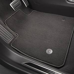 GM Accessories - GM Accessories 84578196 - First And Second-Row Carpeted Floor Mats In Jet Black